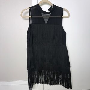 Zara Fringe Top